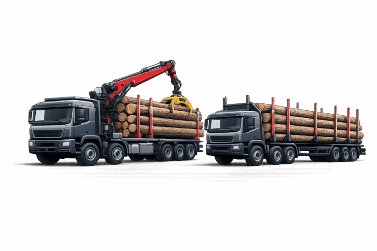 Сортиментовозы и лесовозы: особенности и различия